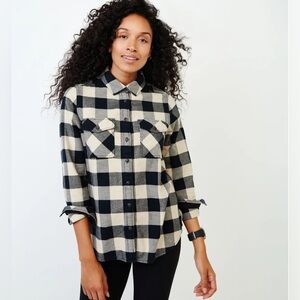 36. Roots Park Plaid Button Down